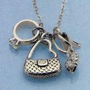 BNWT Lia Sophia shopping spree necklace